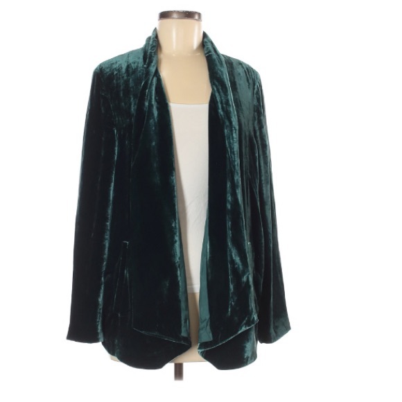 crushed velvet cardigan